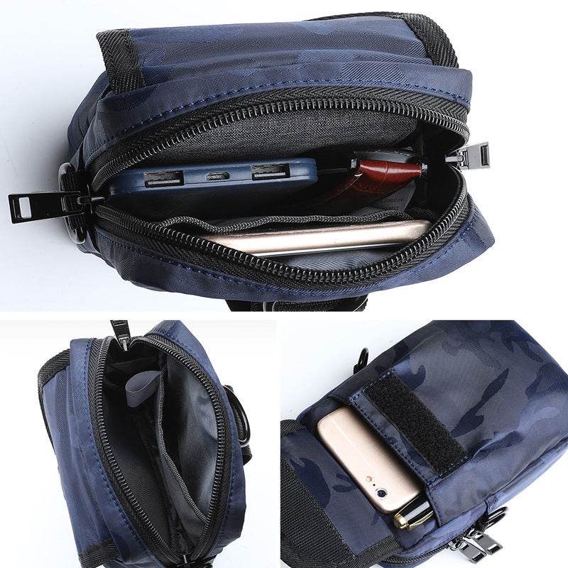 Mens Sports One Shoulder Mini Crossbody Bag - Mubimart