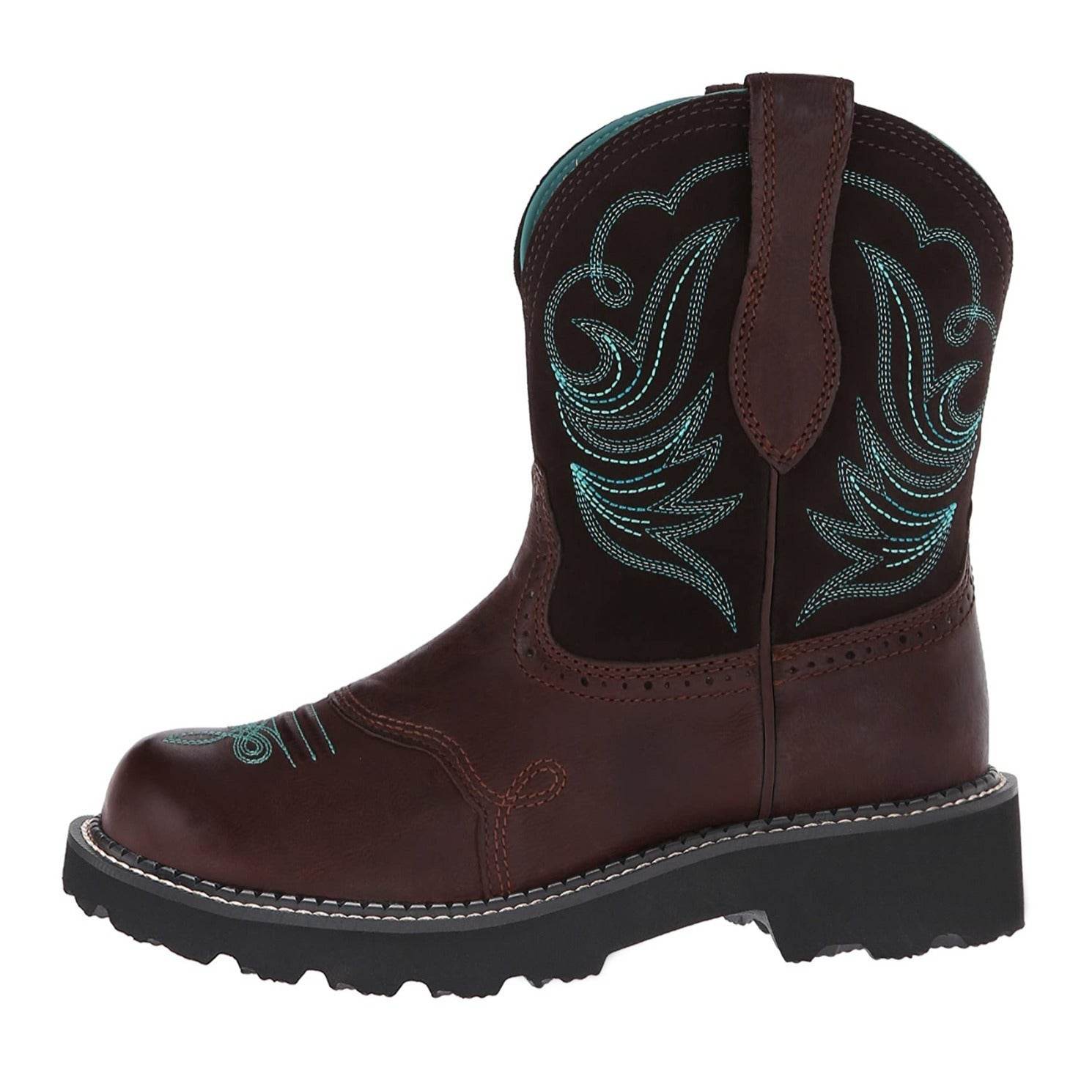 Embroidered Women Cowboy Boot Autumn And Winter Women's Mid Boots - Mubimart