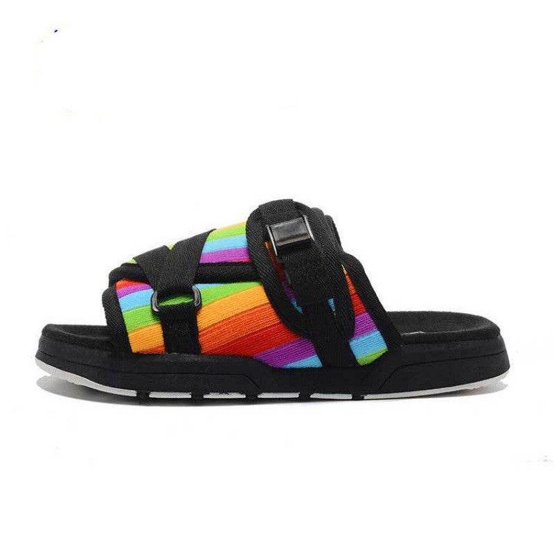 Summer fashion thick bottom beach slipper - Mubimart