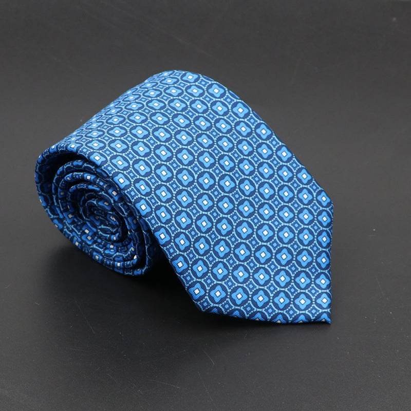 Super Soft Bohemian Silk Ties Men's Fashion 75mm Necktie - Mubimart