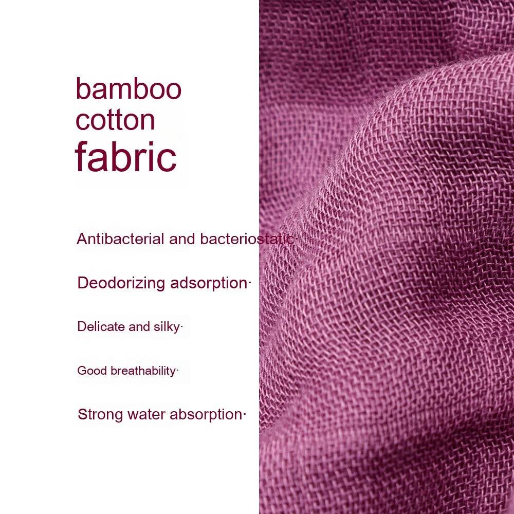 Four-layer Bamboo Fiber Saliva Towel Baby Burp Water-absorbing Bib Can Be Hung - Mubimart