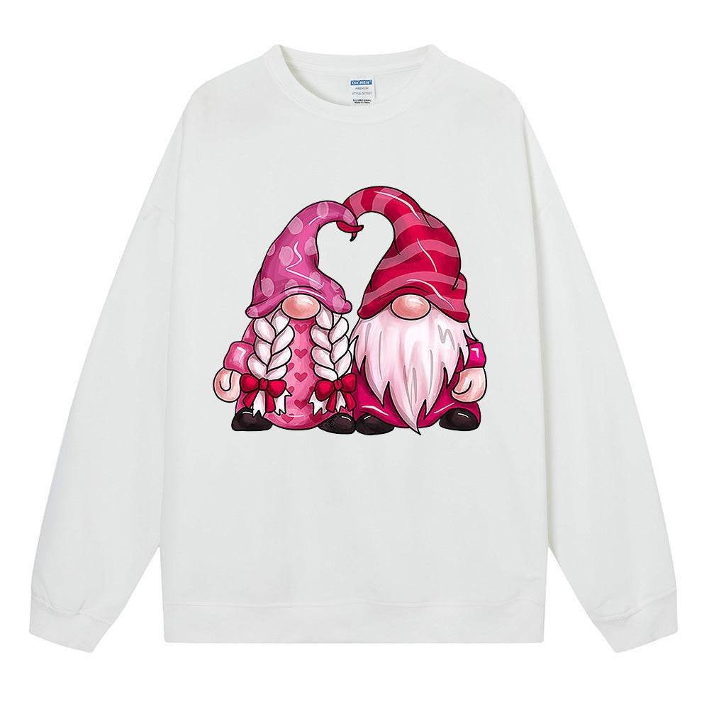 Casual Plus Size Crew Neck Pullover Sweatshirt Top - Mubimart