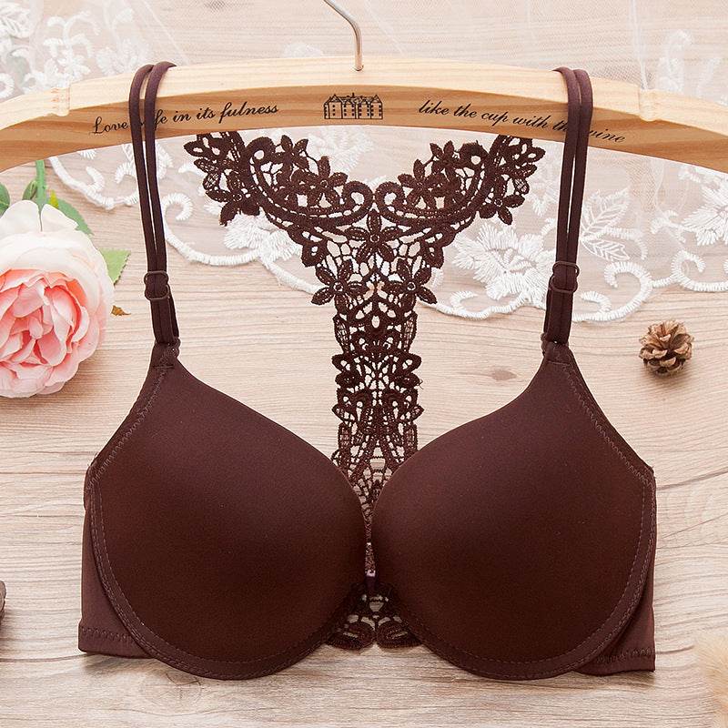 Japanese Lace Beauty Back Lingerie Bra - Mubimart