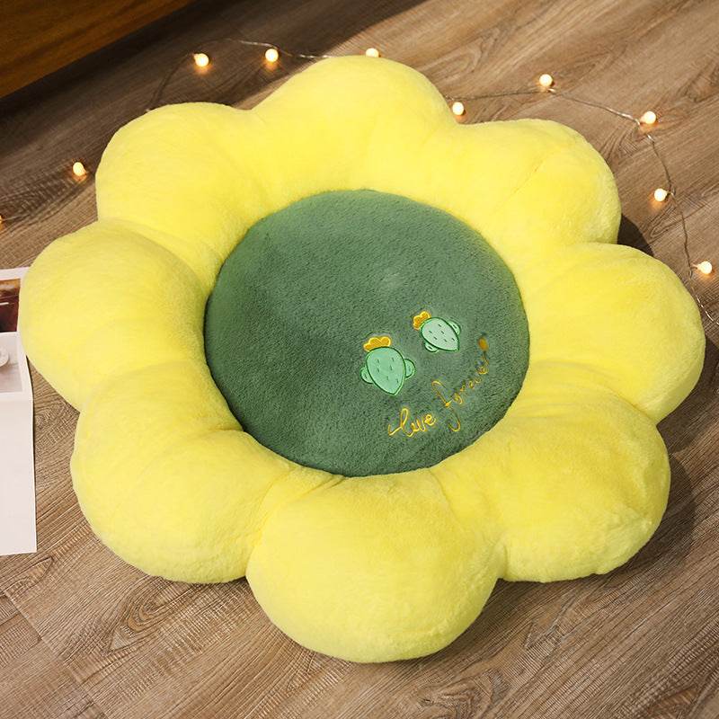 Fruit Flower Pillow Cushion Floor Chair Mat - Mubimart