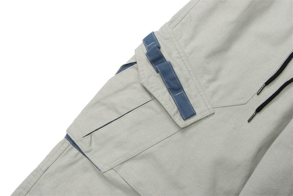 Military Cargo Jogger Pants Men's Fashionable Pocket Pleated - Mubimart