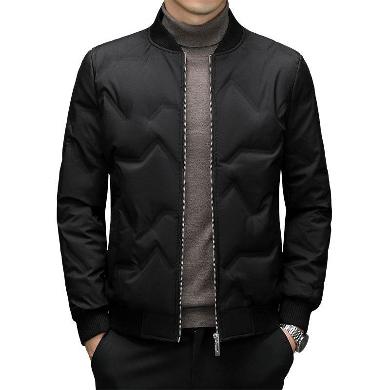 90 Duck Down Winter Men's Business Casual Light Thin Warm Down Jacket - Mubimart