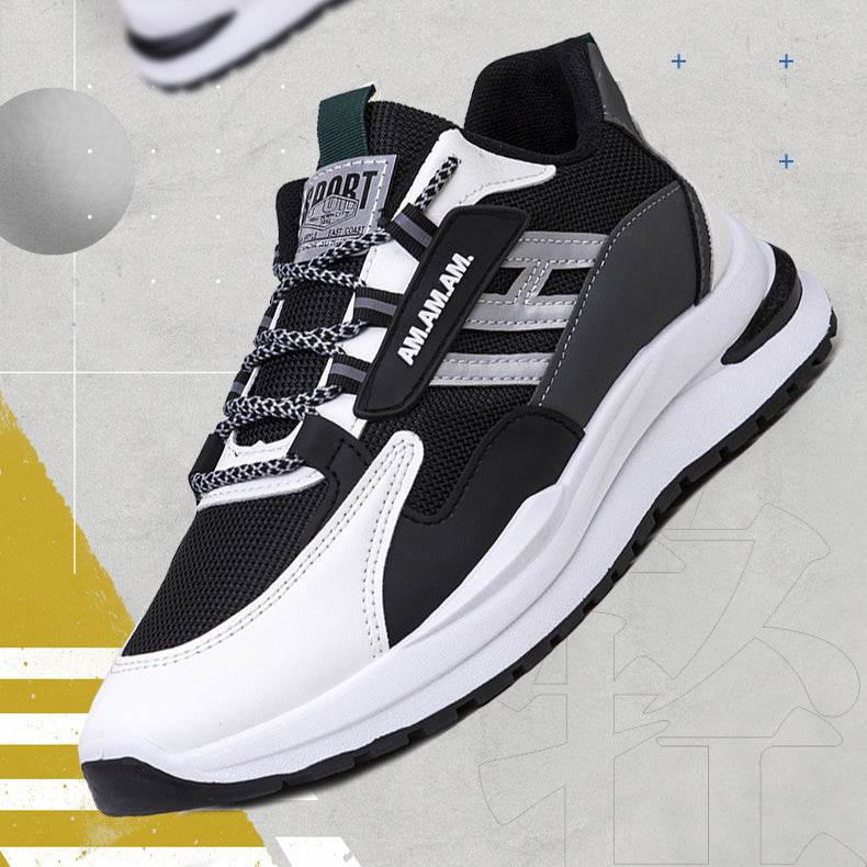 Men Sneakers White Sports Shoes Running Walking - Mubimart