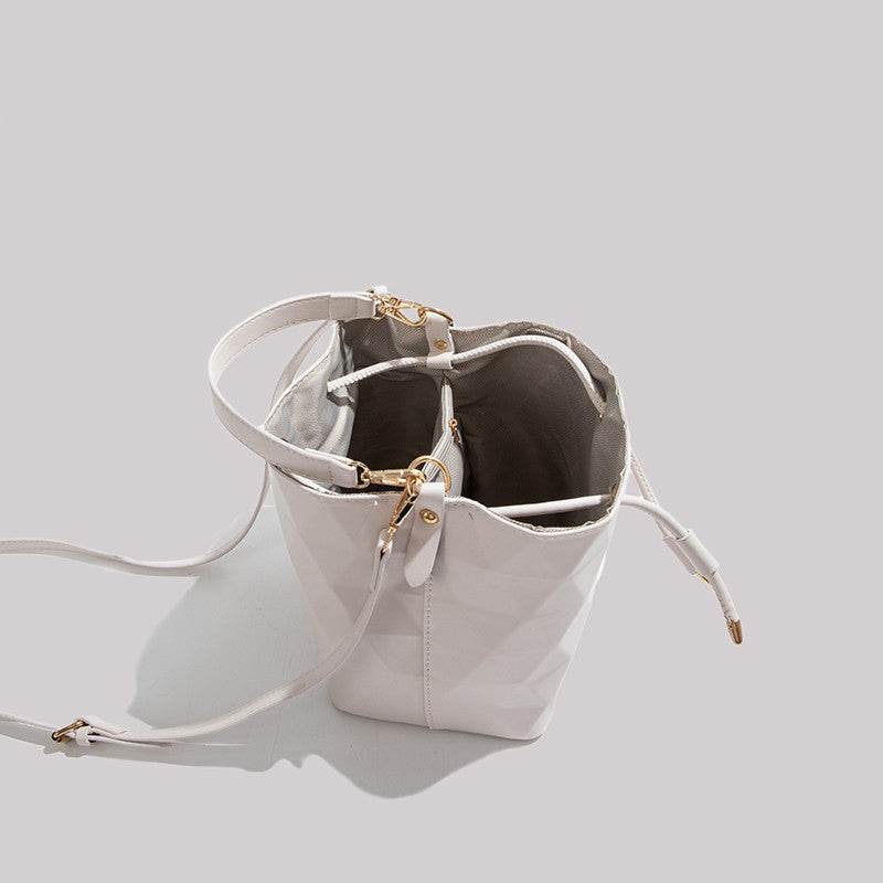 Fashion Women Laser Bucket Bag Messenger - Mubimart