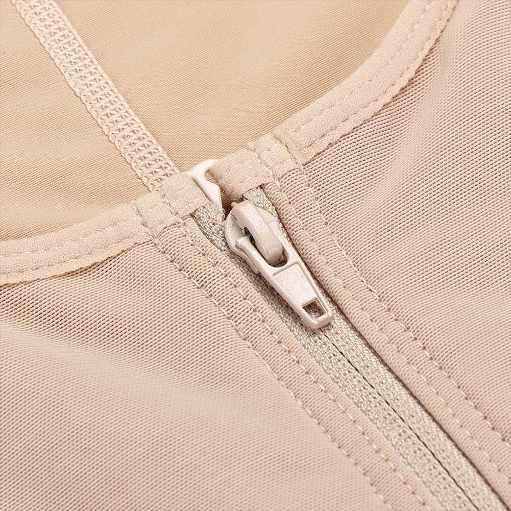 Stretch Mesh Shapewear Pants Zipper - Mubimart