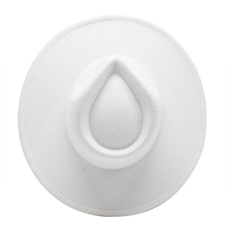 New Woolen Casual Fedora Hat - Mubimart