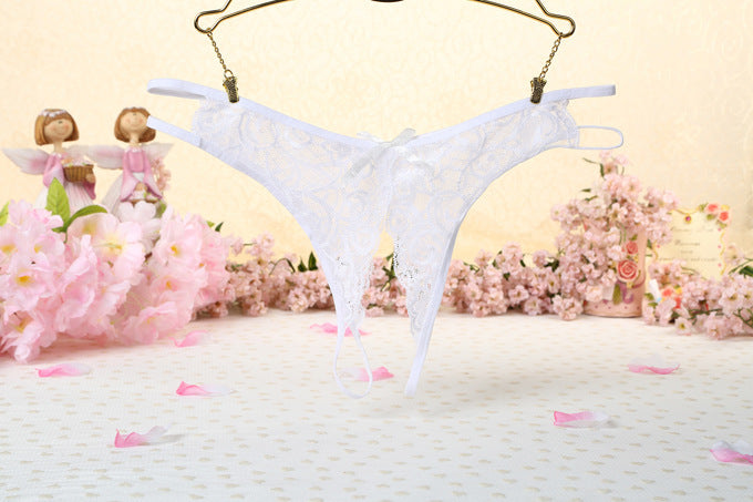 Women's Nylon Lace Thong Lightweight - Mubimart -  