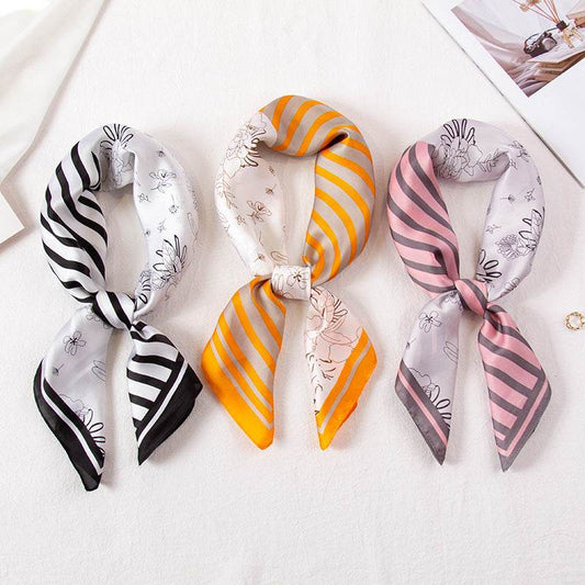 All-matching Imitated Silk Scarves Decoration - Mubimart
