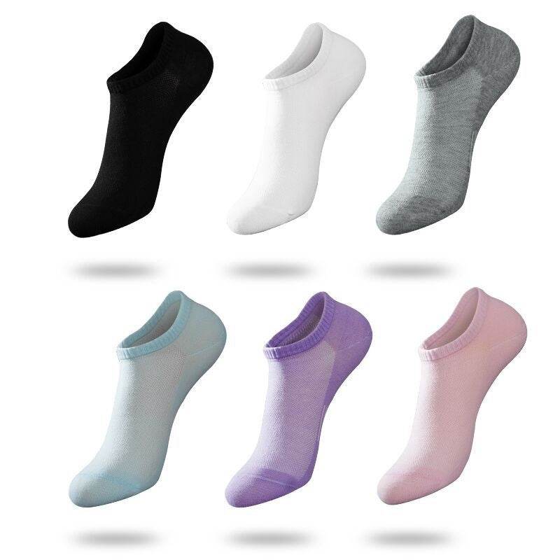 Thin Antibacterial Candy-colored Low Cut Short Tube Women's Socks - Mubimart