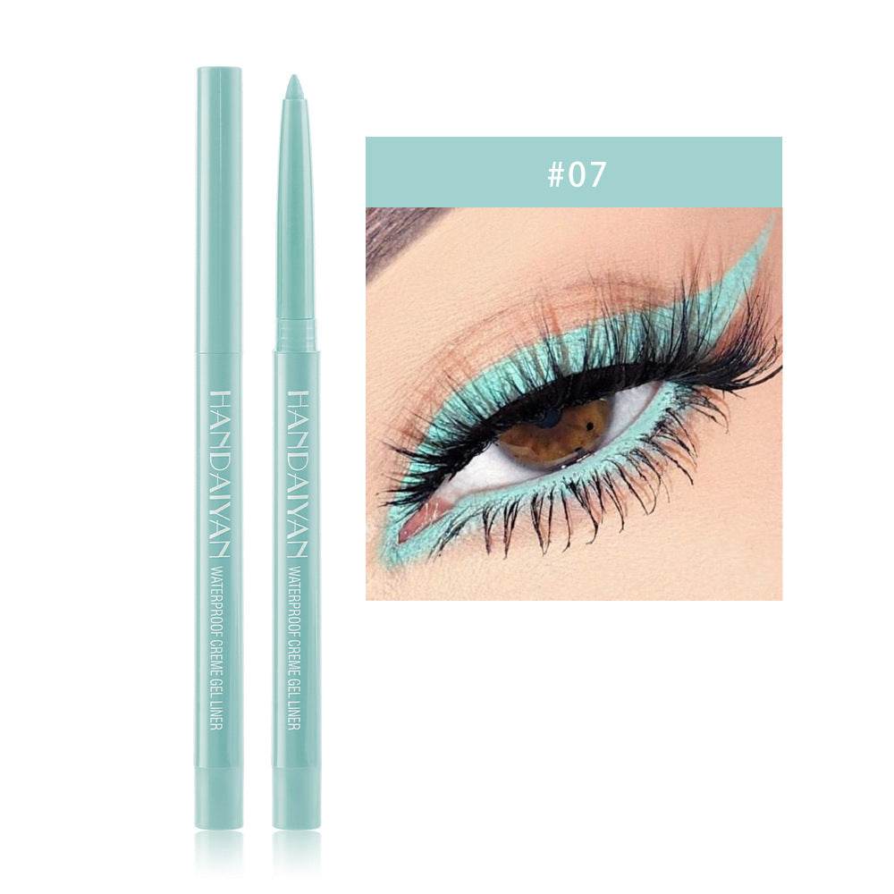 20 Color Cat Eye Makeup Waterproof Neon Colorful Liquid Eyeliner Pen Make Up Comestics Long-lasting Black Eye Liner Pencil - Mubimart