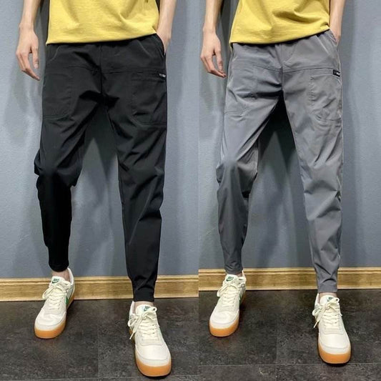 Casual Slim-fitting Fashion Brand Drawstring Jogger Pants - Mubimart