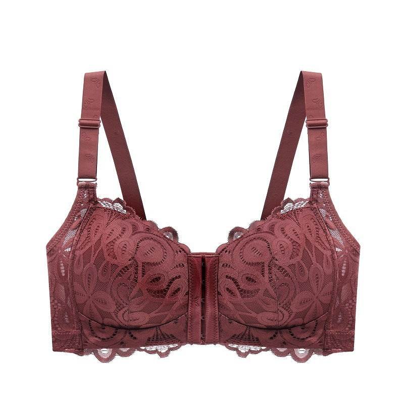 Lace Plus Size Thin Bra Comfortable Plus Size Underwear - Mubimart