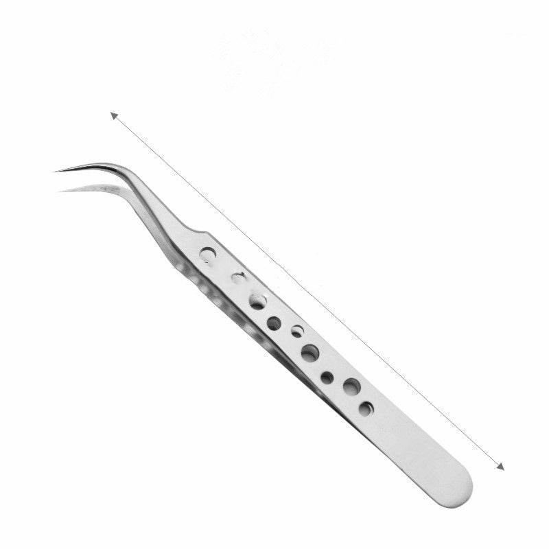 Beauty Tools Stainless Steel Eyelash Tweezers - Mubimart