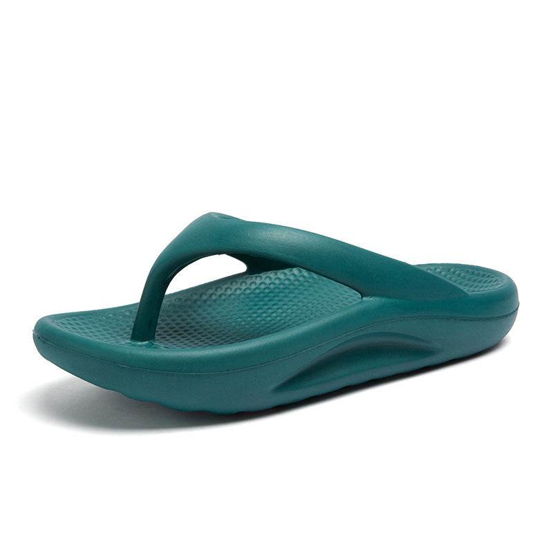 Flip-flops Men Wear Sandy Beach Platform Outside And Step On Shit - Mubimart