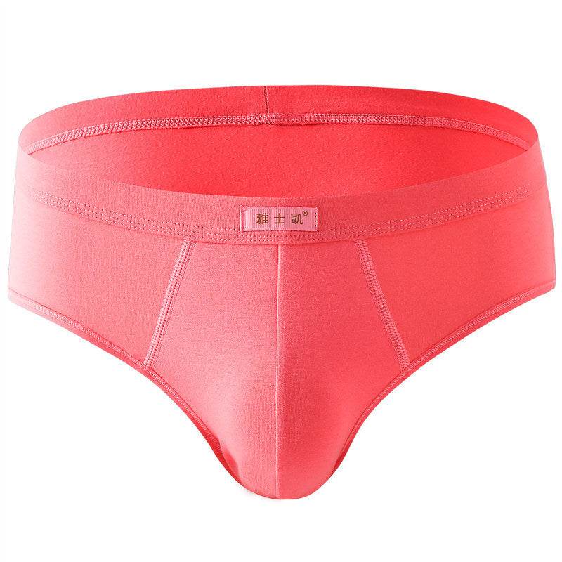 Men Comfortable Soft Cotton Briefs Underwear - Mubimart