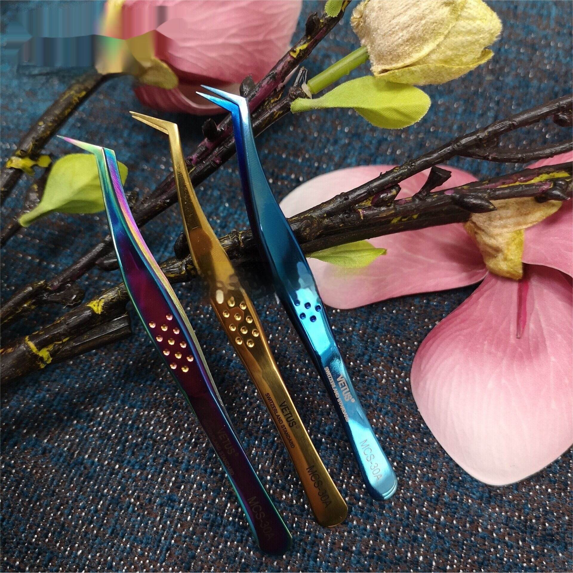 High Precision Eyelash Grafting Tweezers - Mubimart