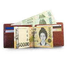 Men's Fashion PU Leather Short Wallet - Mubimart