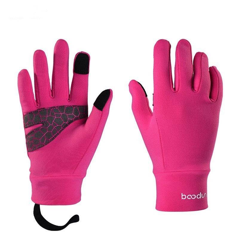 Outdoor Cold-proof And Warm-keeping Bicycle Gloves For Men And Women In Winter - Mubimart