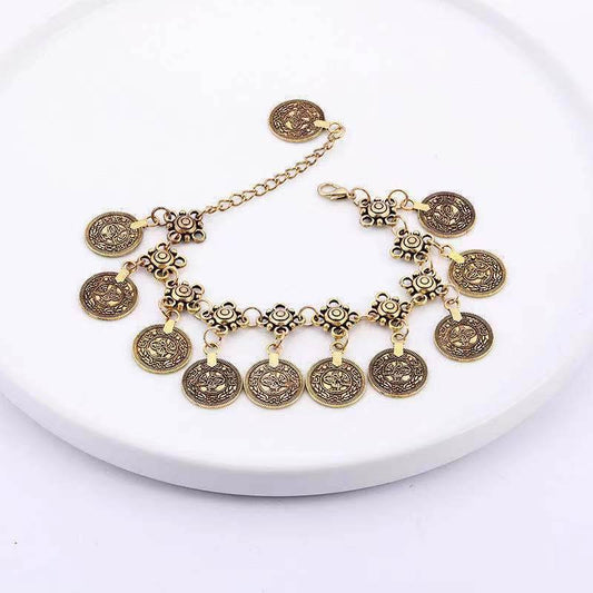 Turkey Coin Antalya Bracelet Beach Ankle - Mubimart