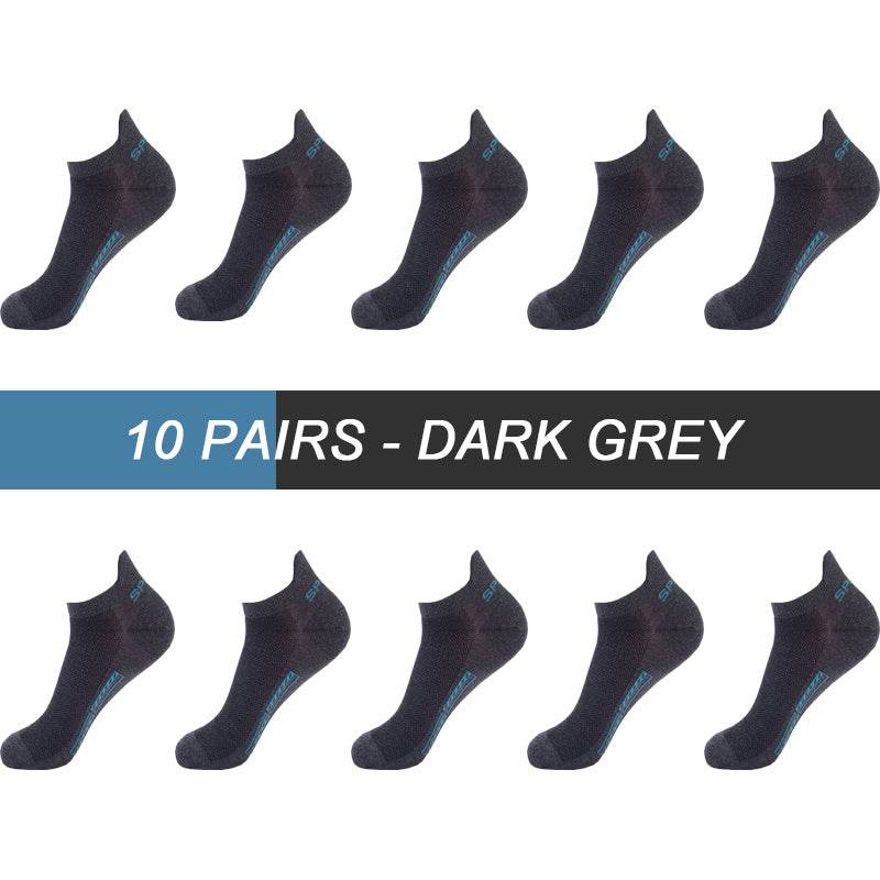 Men's Mesh Breathable Low-top Socks - Mubimart