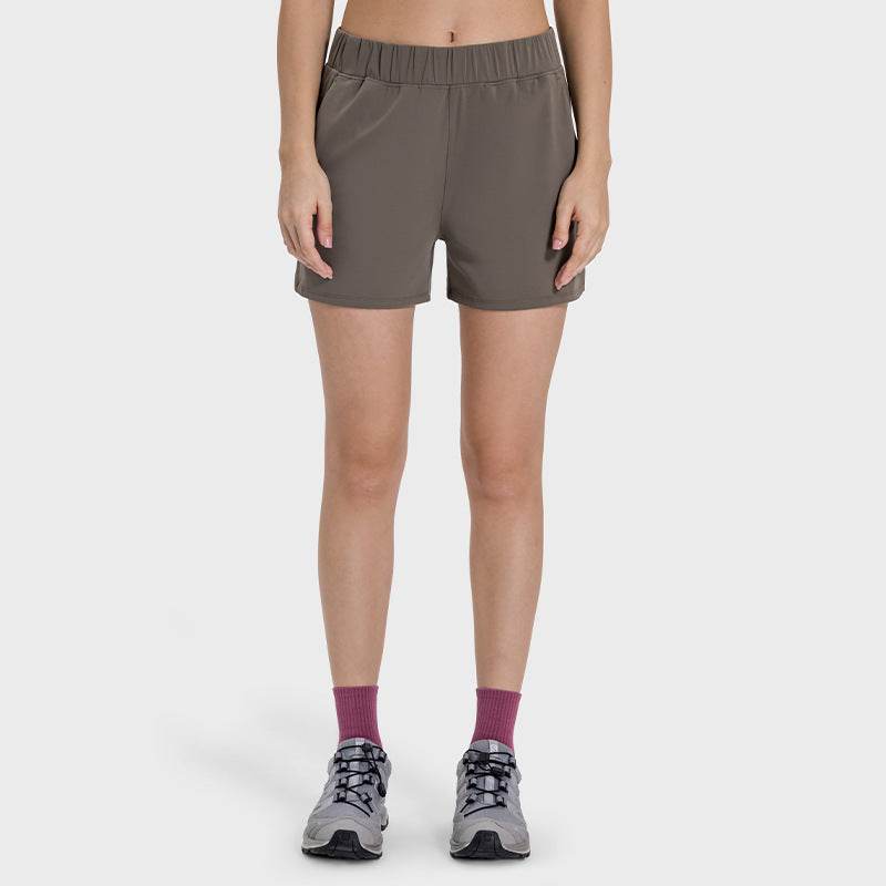 Leisure Sports Fitness Yoga Shorts Women - Mubimart