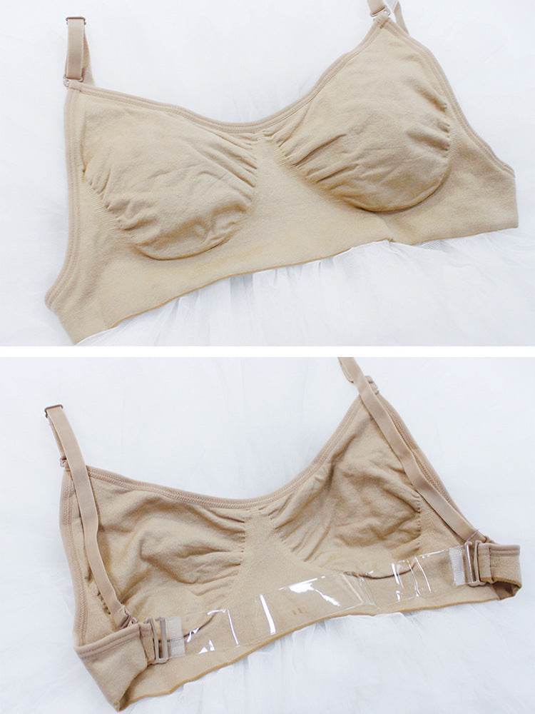 Dance Special Underwear Invisible Spaghetti Strap Bra Tights Bottoming Shirt - Mubimart