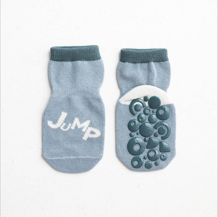 Floor Socks, Glue, Non-slip, Toddler Socks, Combed Cotton, Baby Socks - Mubimart