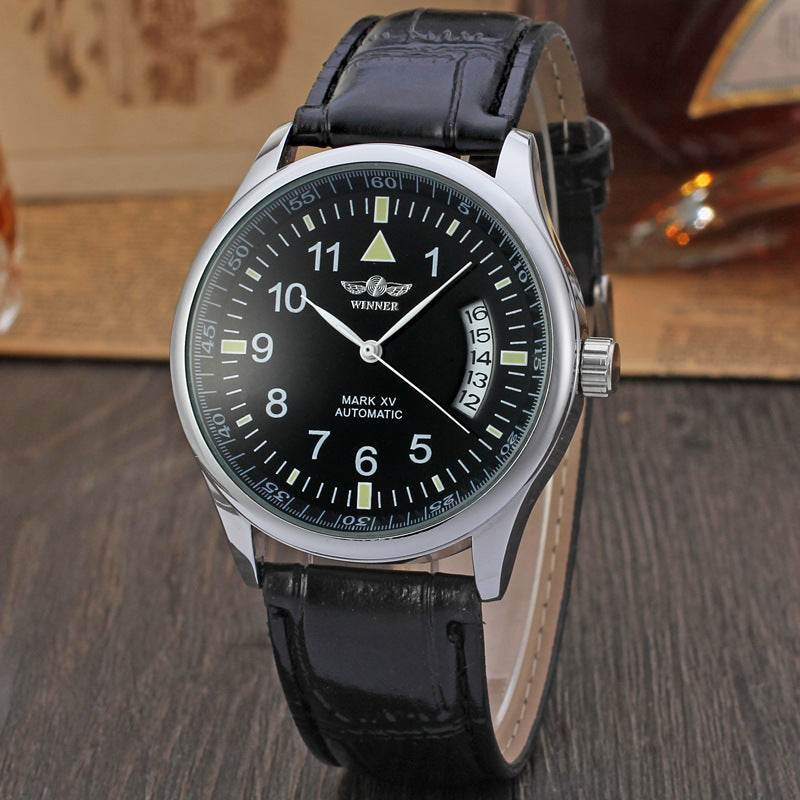 Calendar Digital Mechanical Watch Men Women Automatic Mechanical Watch - Mubimart