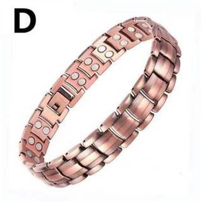 Anion Bracelet 15Mm Detachable Double Row Magnet Anion MenS Bracelet Anion Bracelet 15MM Detachable Double Row Magnet Anion Mens Bracelet - Mubimart