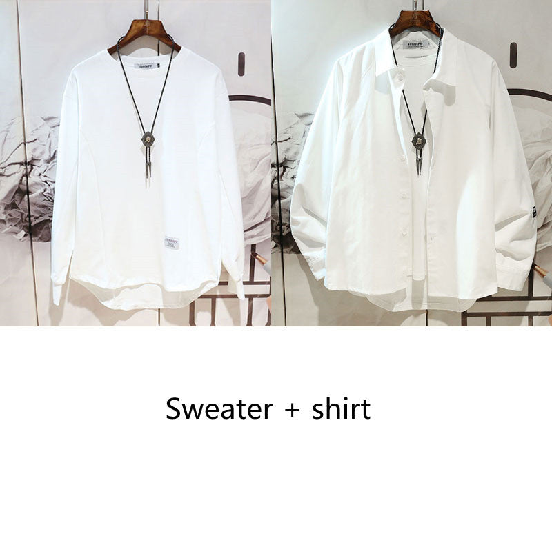 Loose Shirt Jacket Trend Hong Kong Style Japanese Tooling Jacket