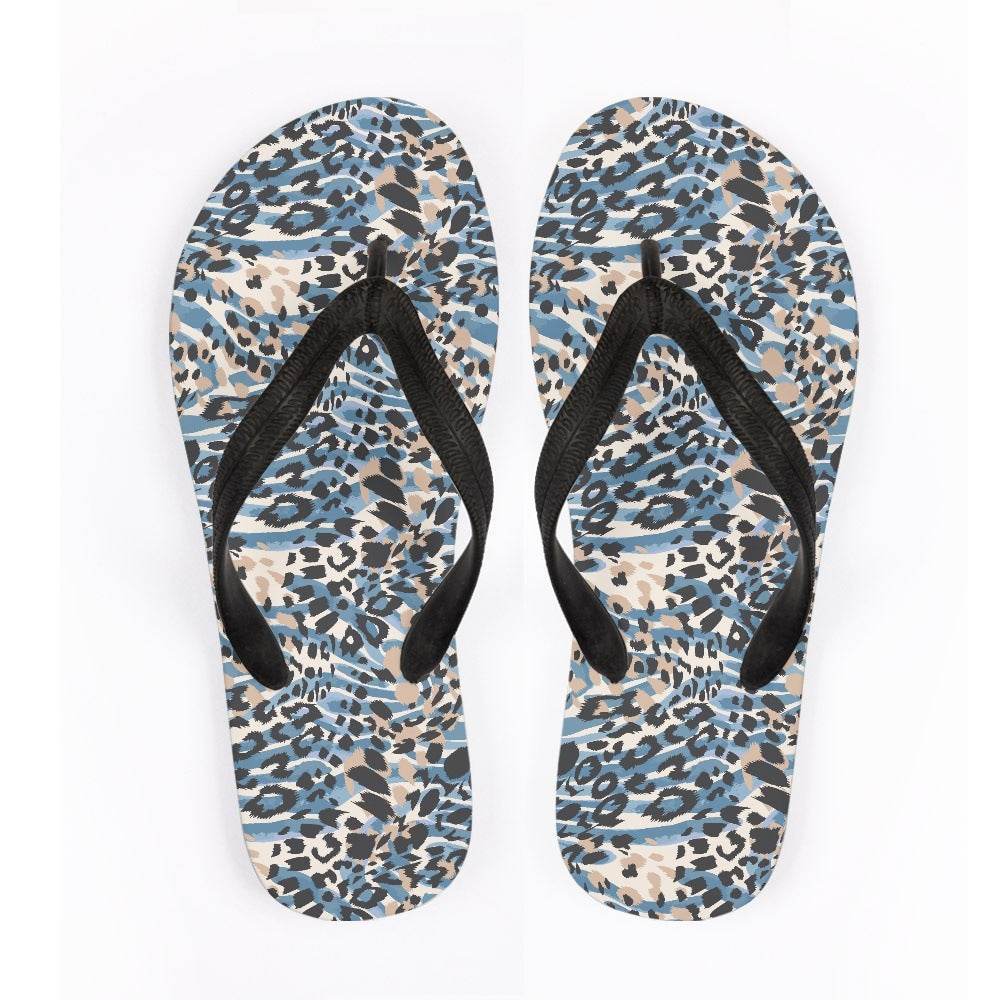 Flip Flops Animal Texture Outdoor Beach Leisure Flip-flops - Mubimart
