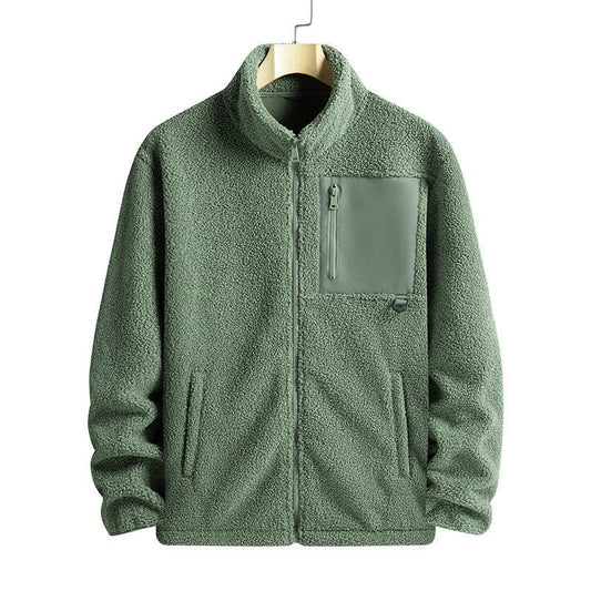 Couple Fleece Warm Breathable Polar Fleece Jacket - Mubimart