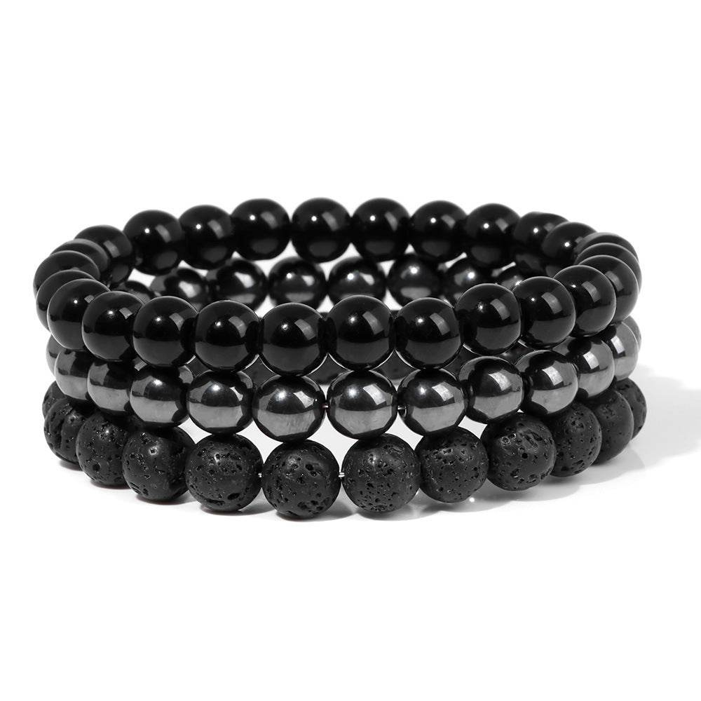 Natural Stone Bead Bracelet For Men - Mubimart