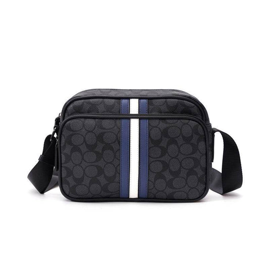 Mens Fashion Casual Letter Small Square Bag - Mubimart