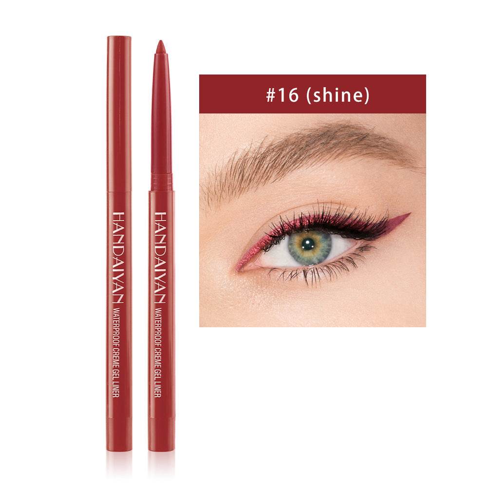 20 Color Cat Eye Makeup Waterproof Neon Colorful Liquid Eyeliner Pen Make Up Comestics Long-lasting Black Eye Liner Pencil - Mubimart