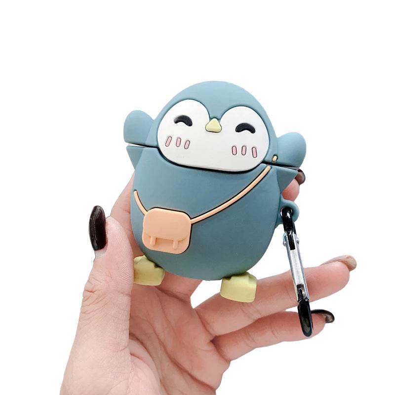 Standing Cartoon Wireless Bluetooth Earphone Case - Mubimart