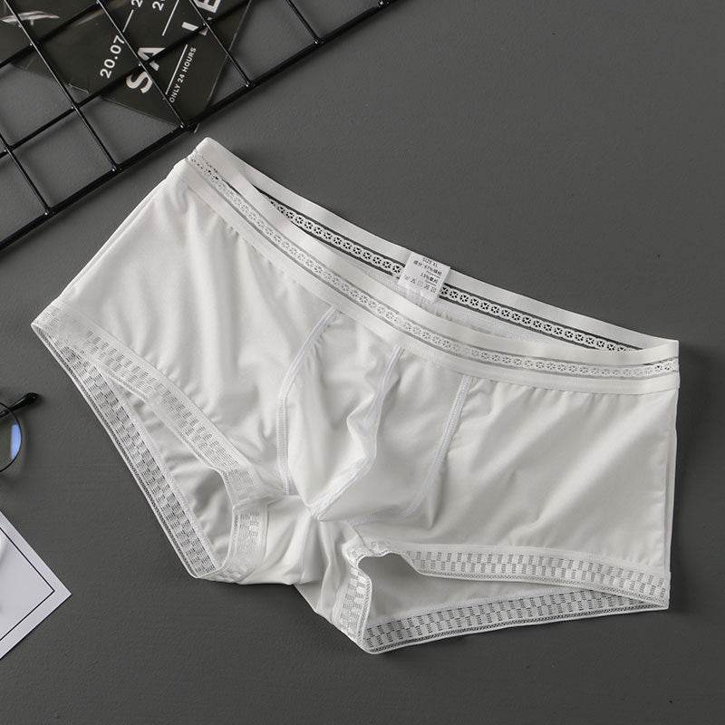Summer New Translucent Ice Silk Underwear Men Sexy - Mubimart