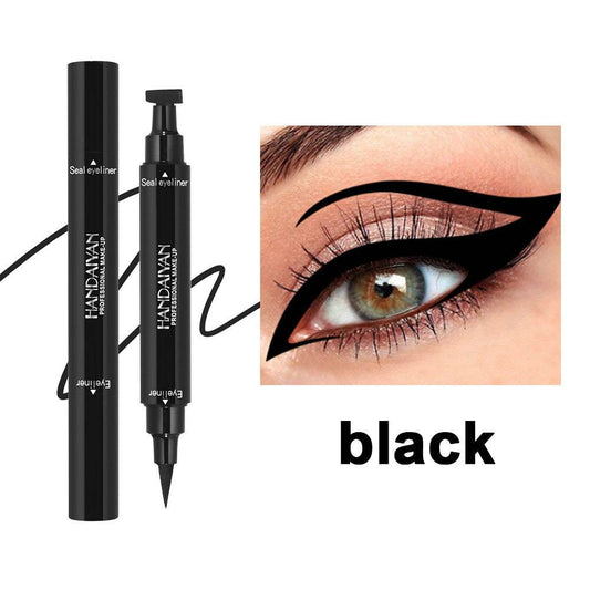 Triangle Seal Color Double Head Liquid Eyeliner - Mubimart