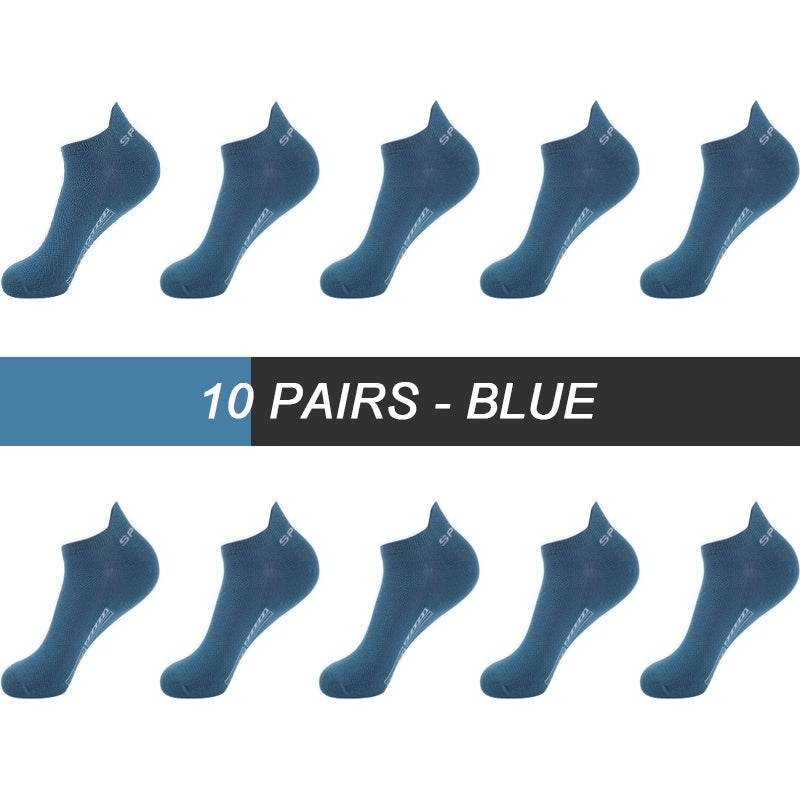 Men's Mesh Breathable Low-top Socks - Mubimart