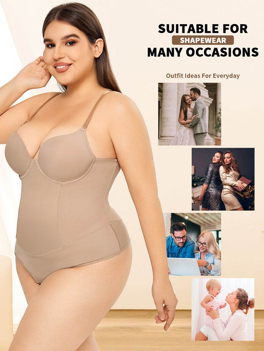 Shapewear Bodysuit Tummy Control Slim Body Shaper - Mubimart
