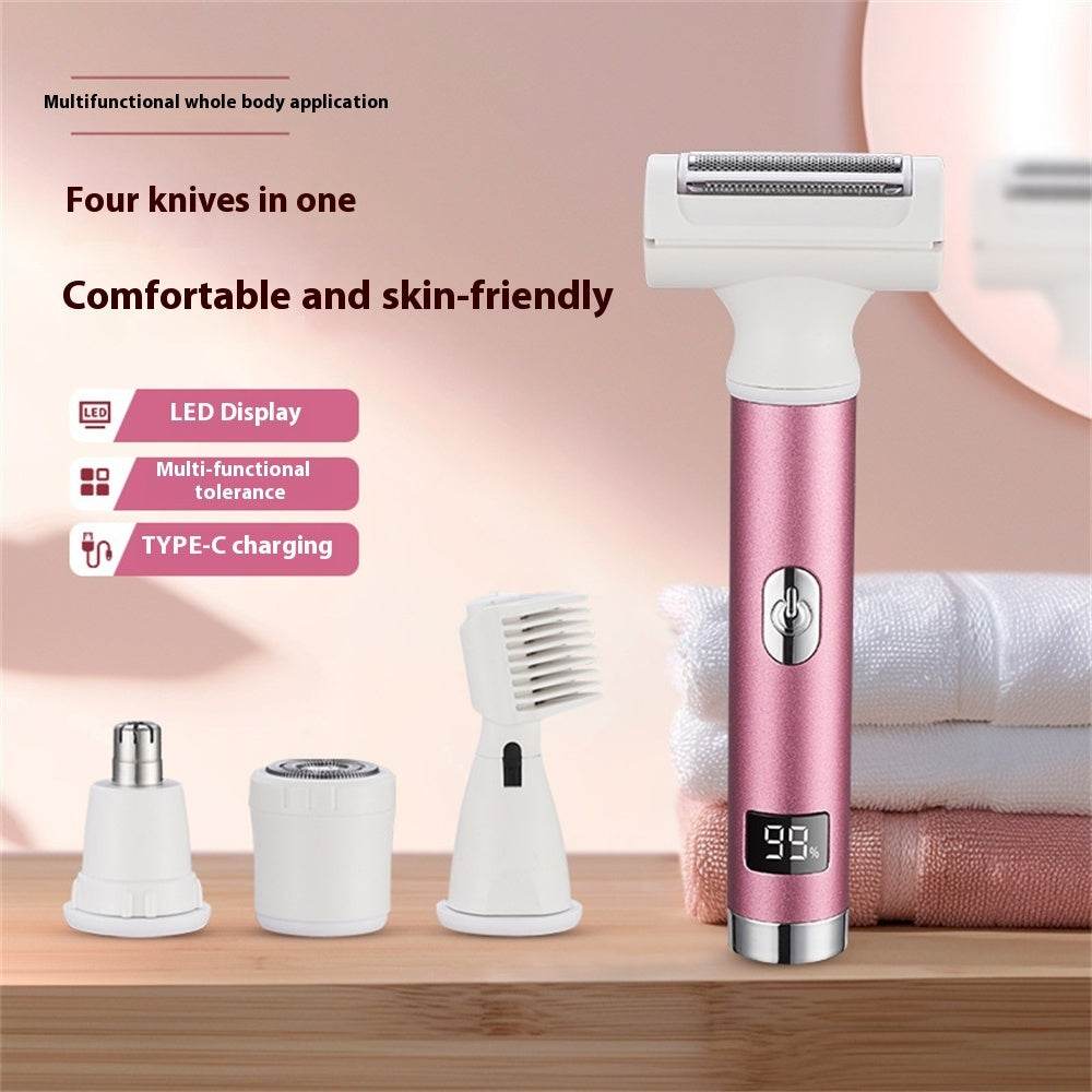 Digital Display TYPE-C Multi-function Shaver For Women - Mubimart