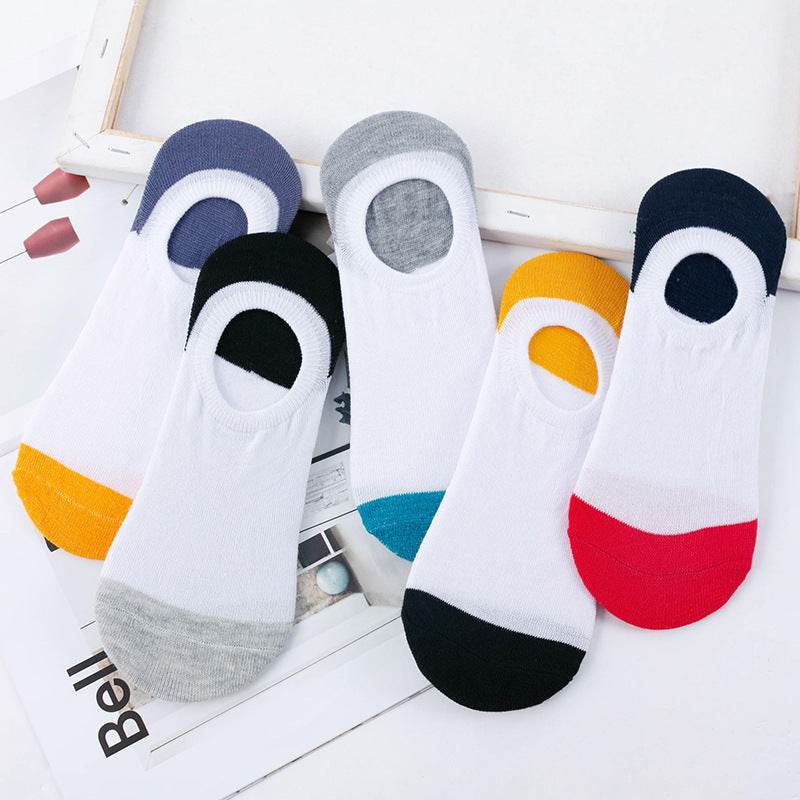 Socks Men's Boat Socks Low Top Invisible Socks Socks Summer Thin Men's Socks - Mubimart