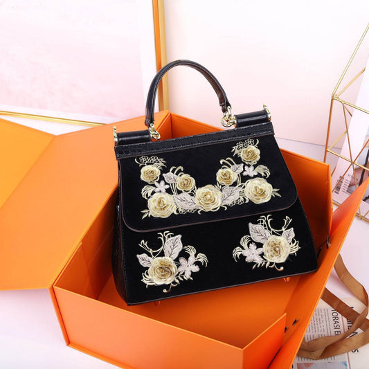 Unique Design Hand For Women Designer Flower Ladies Bag - Mubimart