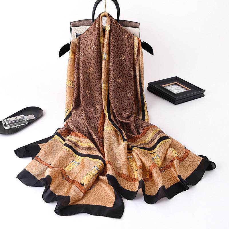 New Korean Style Air Conditioning Shawl Female Shawl Shawl Beach Towel - Mubimart