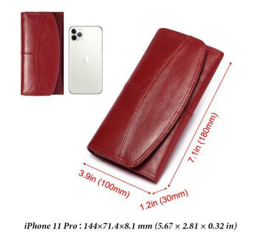 Card Slot Wallet European And American Wallet Mobile Phone Bag - Mubimart