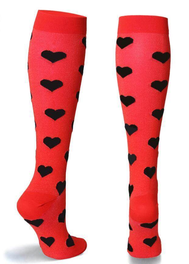 Jacquard Compression Socks, Running Basketball Sports Socks - Mubimart